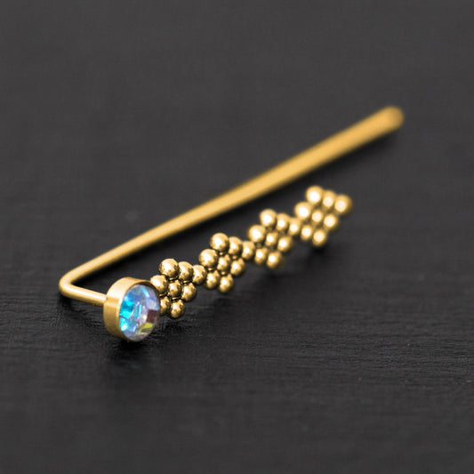 Climbing Earrings Surgical Steel - TitaniumFashion