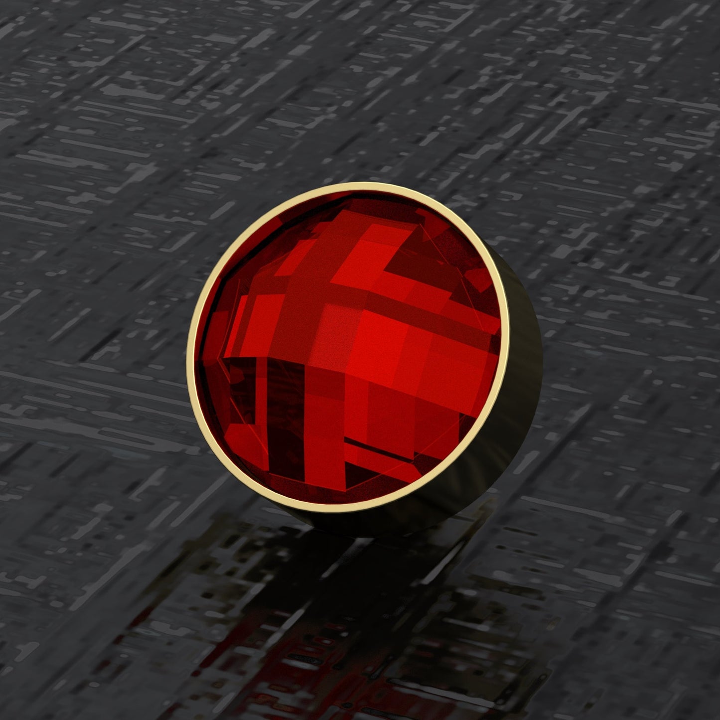 Surgical Steel Dermal Piercing CZ - TitaniumFashion