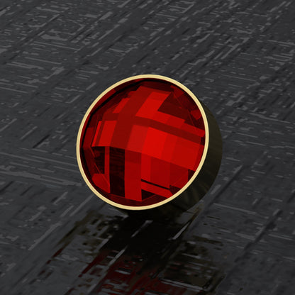 Surgical Steel Dermal Piercing CZ - TitaniumFashion