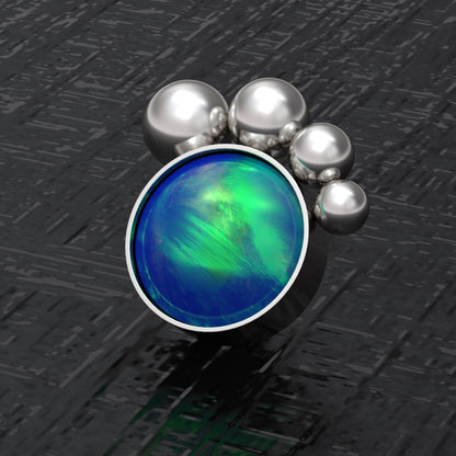 Internally Threaded Dermal Top Surgical Steel - TitaniumFashion