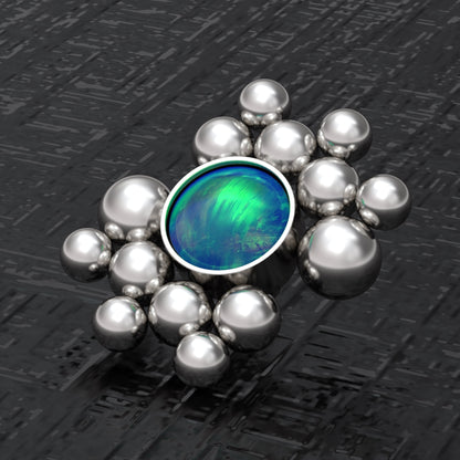 Internally Threaded Dermal Top Surgical Steel - TitaniumFashion