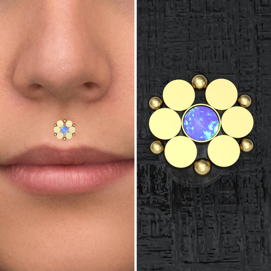 Opal Lip Labret - TitaniumFashion