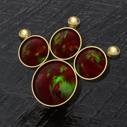 Internally Threaded Dermal Top Surgical Steel - TitaniumFashion