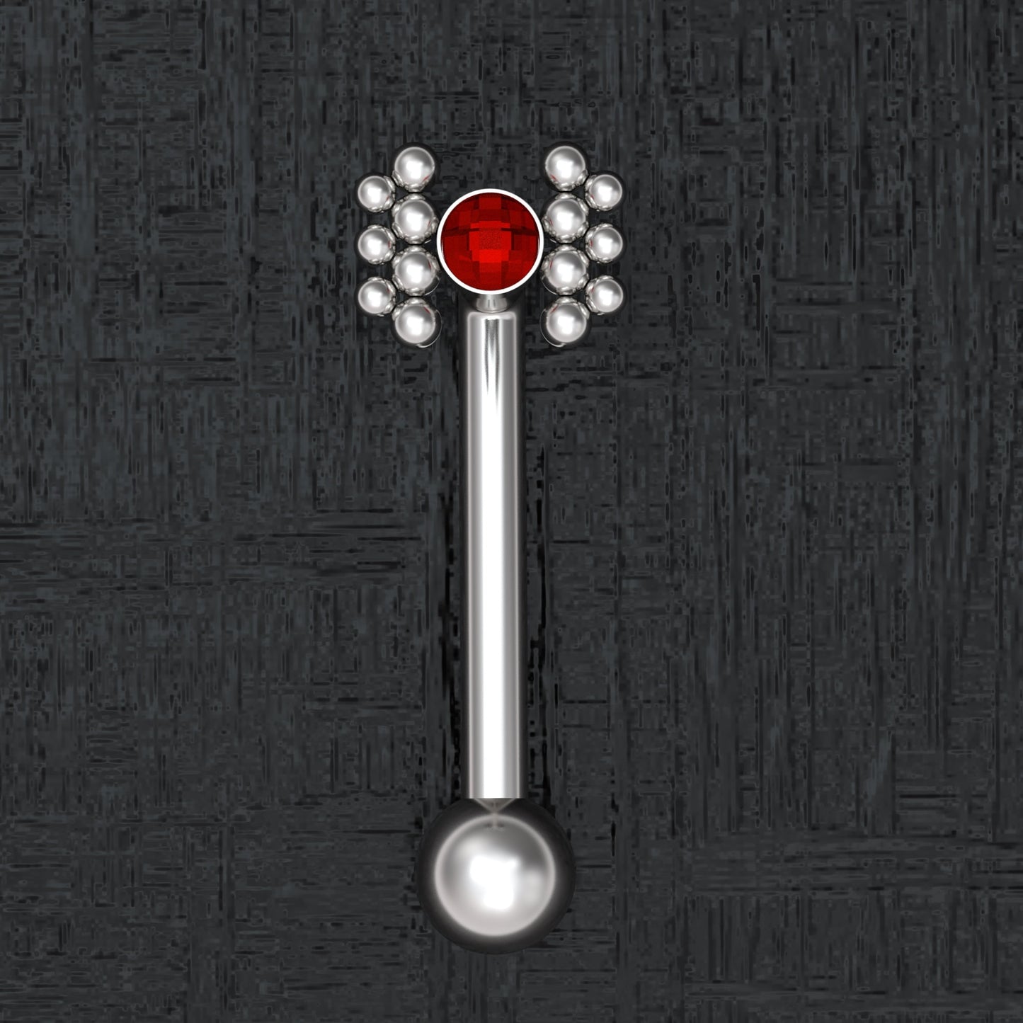 Surgical Steel VCH Piercing Jewelry CZ - TitaniumFashion