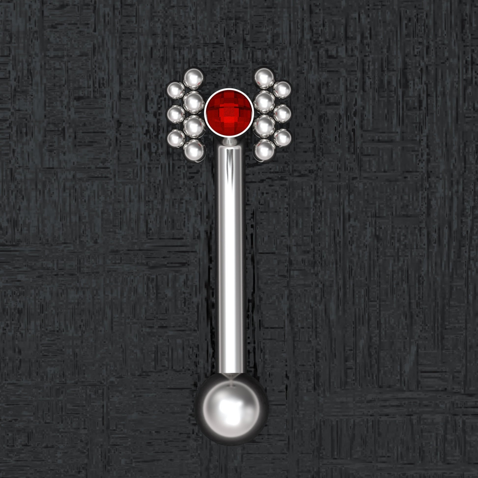 Surgical Steel VCH Piercing Jewelry CZ - TitaniumFashion