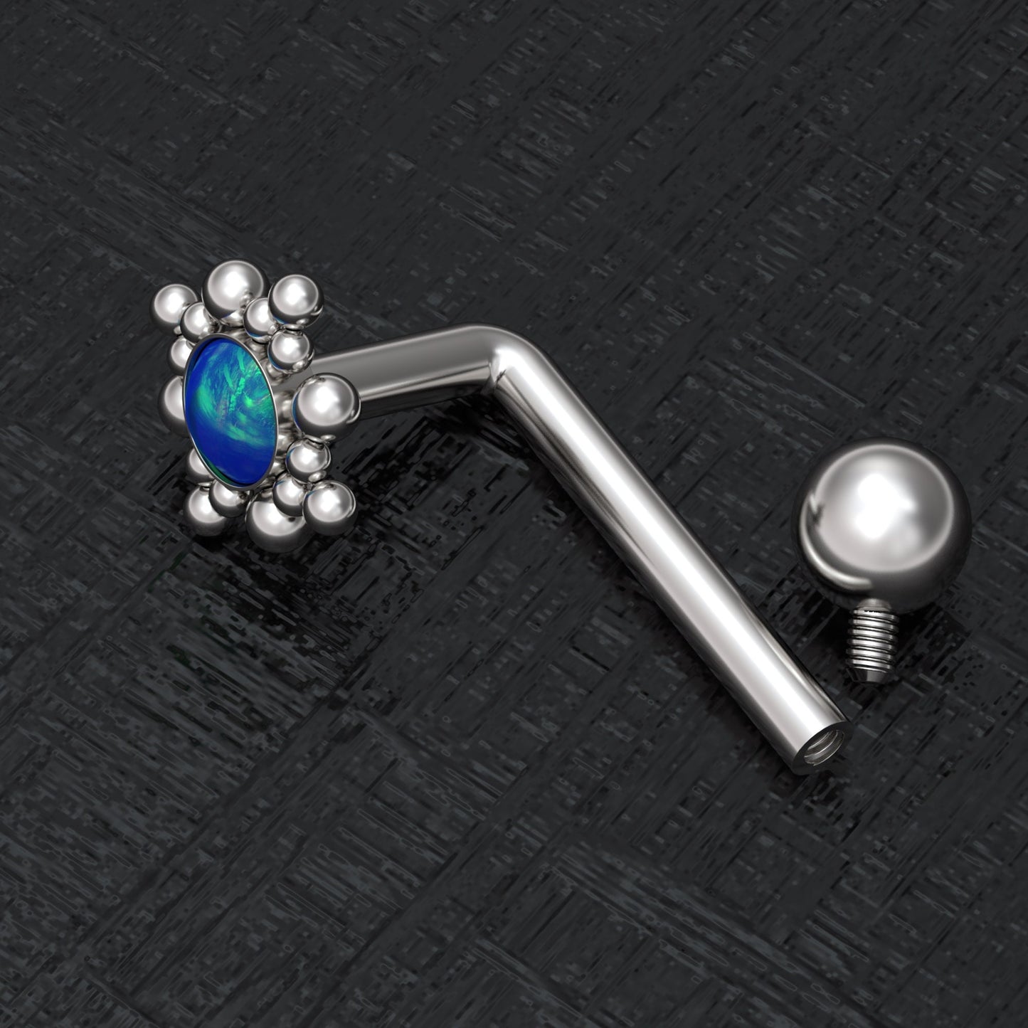 Vertical Hood Jewelry Surgical Steel - TitaniumFashion