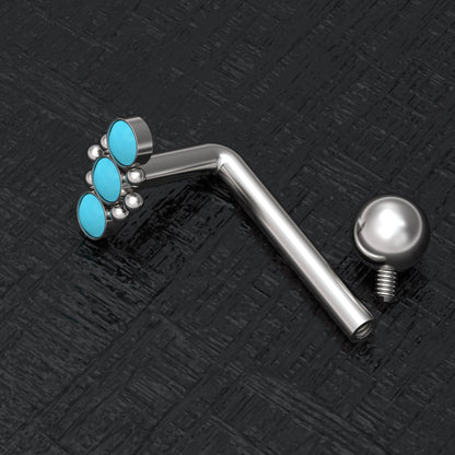 VHC Barbell 14g Surgical Steel - TitaniumFashion