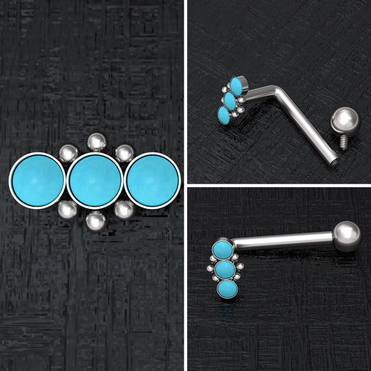 VHC Barbell 14g Surgical Steel - TitaniumFashion