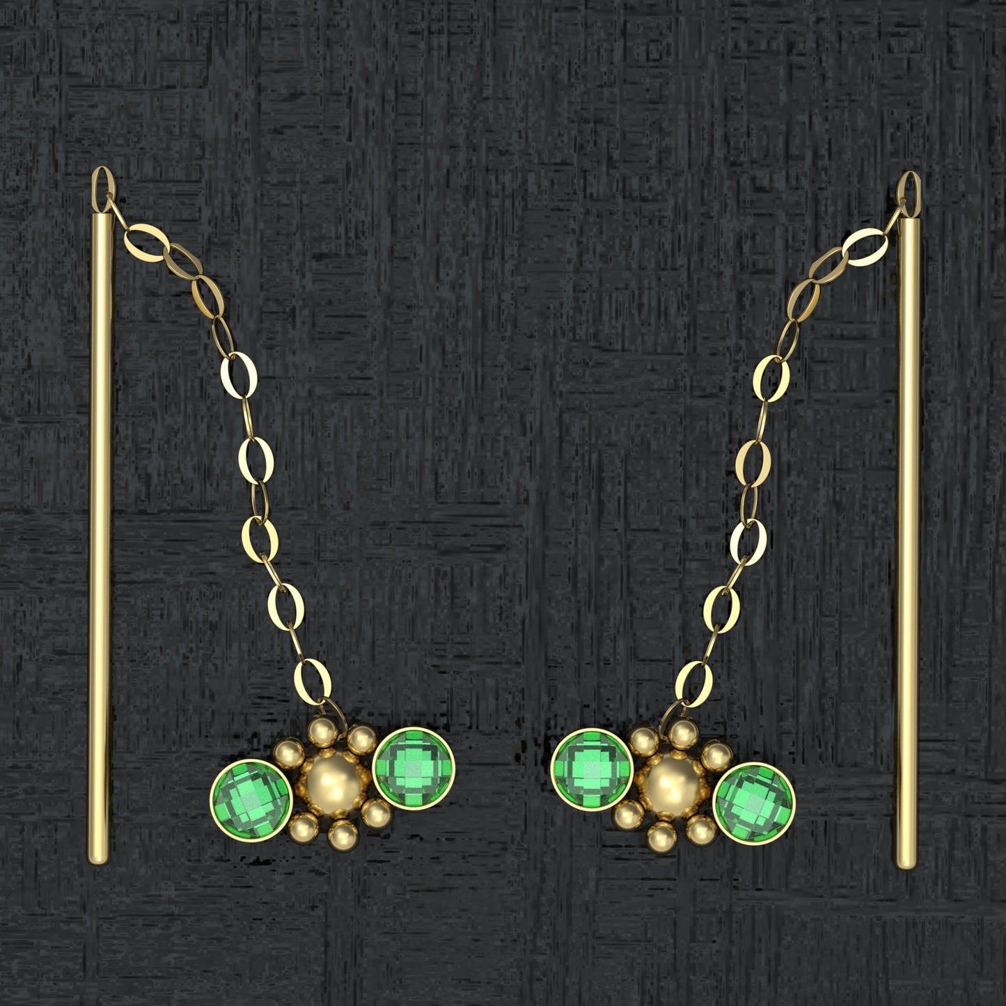 Drop Dangle Earrings Surgical Steel - TitaniumFashion