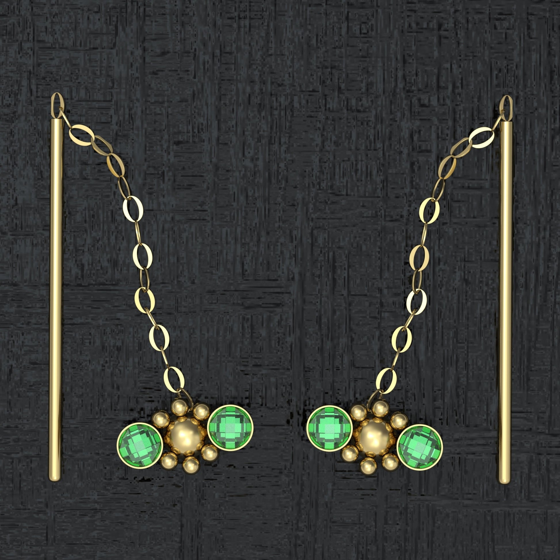 Drop Dangle Earrings Surgical Steel - TitaniumFashion