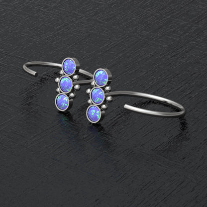 Small Hoop Earrings Titanium - TitaniumFashion