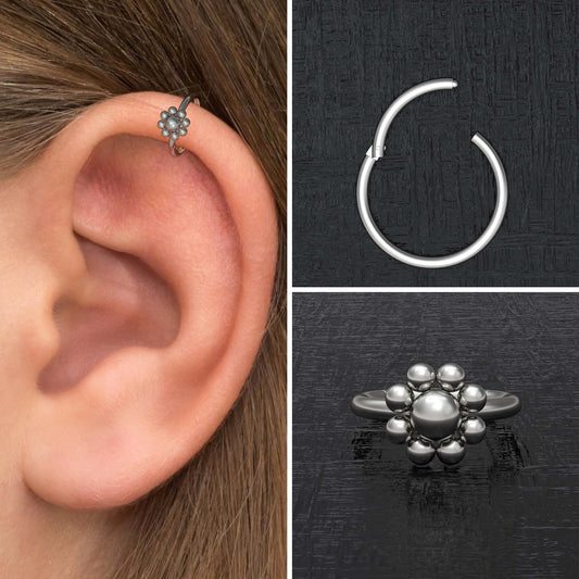 Titanium Tragus Earring Hoop - TitaniumFashion