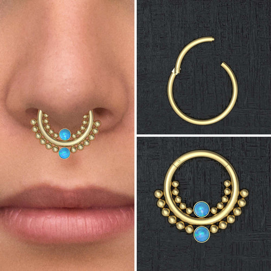 Septum Ring Surgical Steel - TitaniumFashion