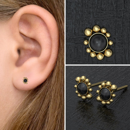 Small Post Earrings - TitaniumFashion