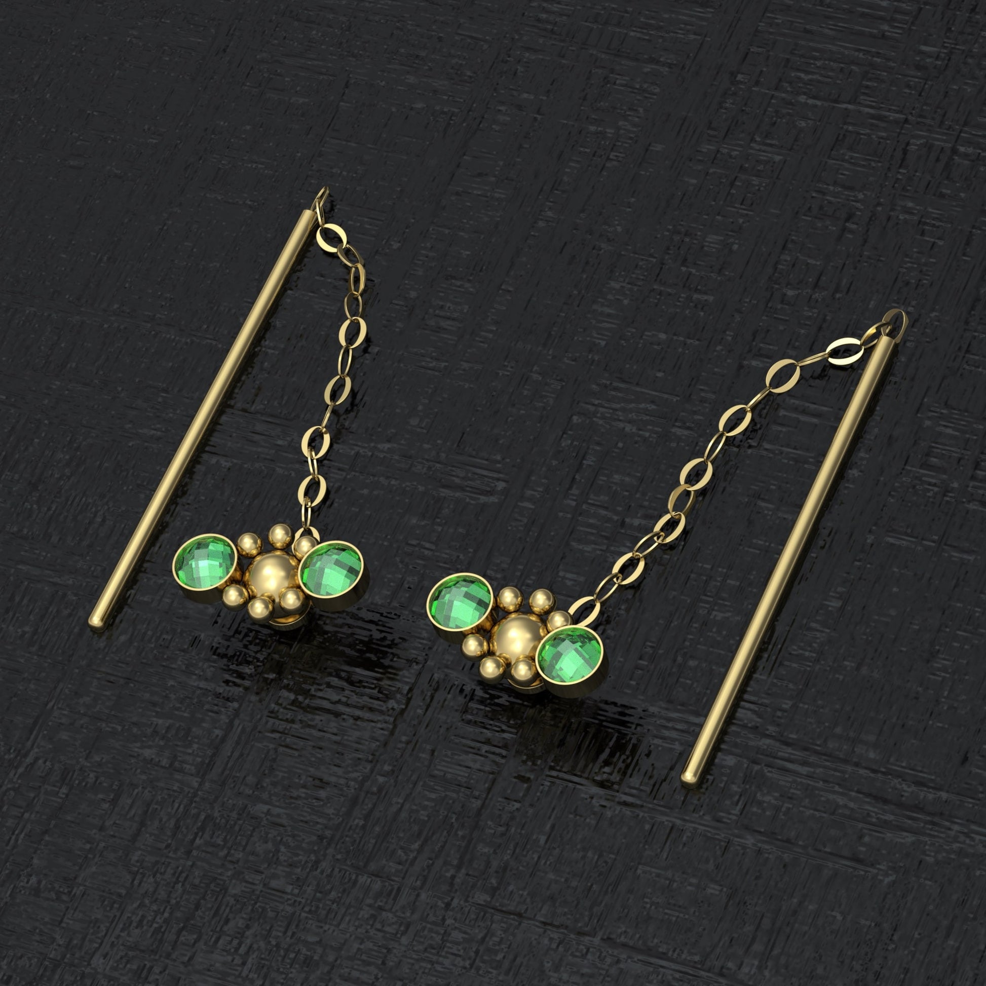 Drop Dangle Earrings Surgical Steel - TitaniumFashion