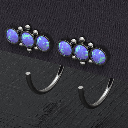 Small Hoop Earrings Titanium - TitaniumFashion