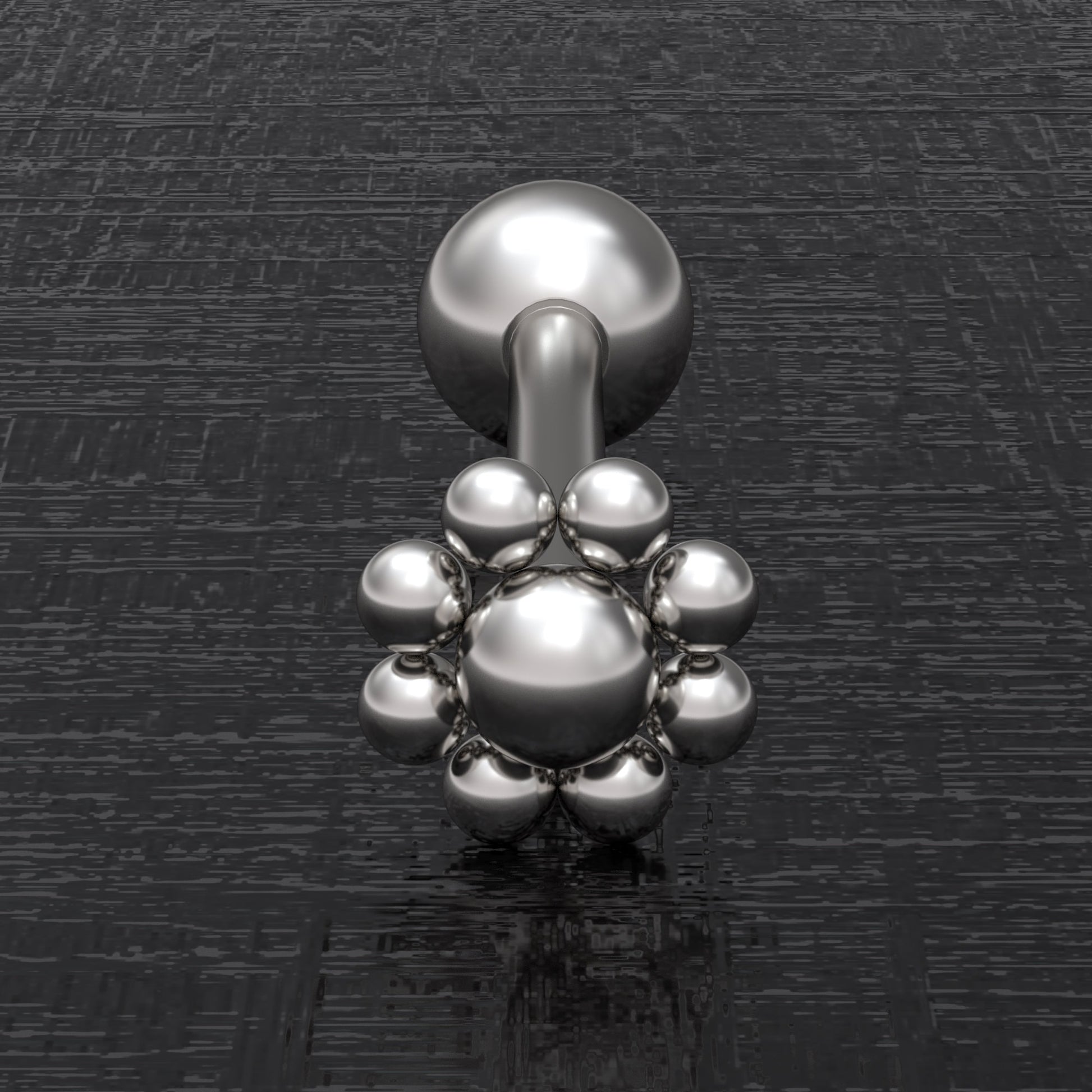 Tongue Ring - TitaniumFashion