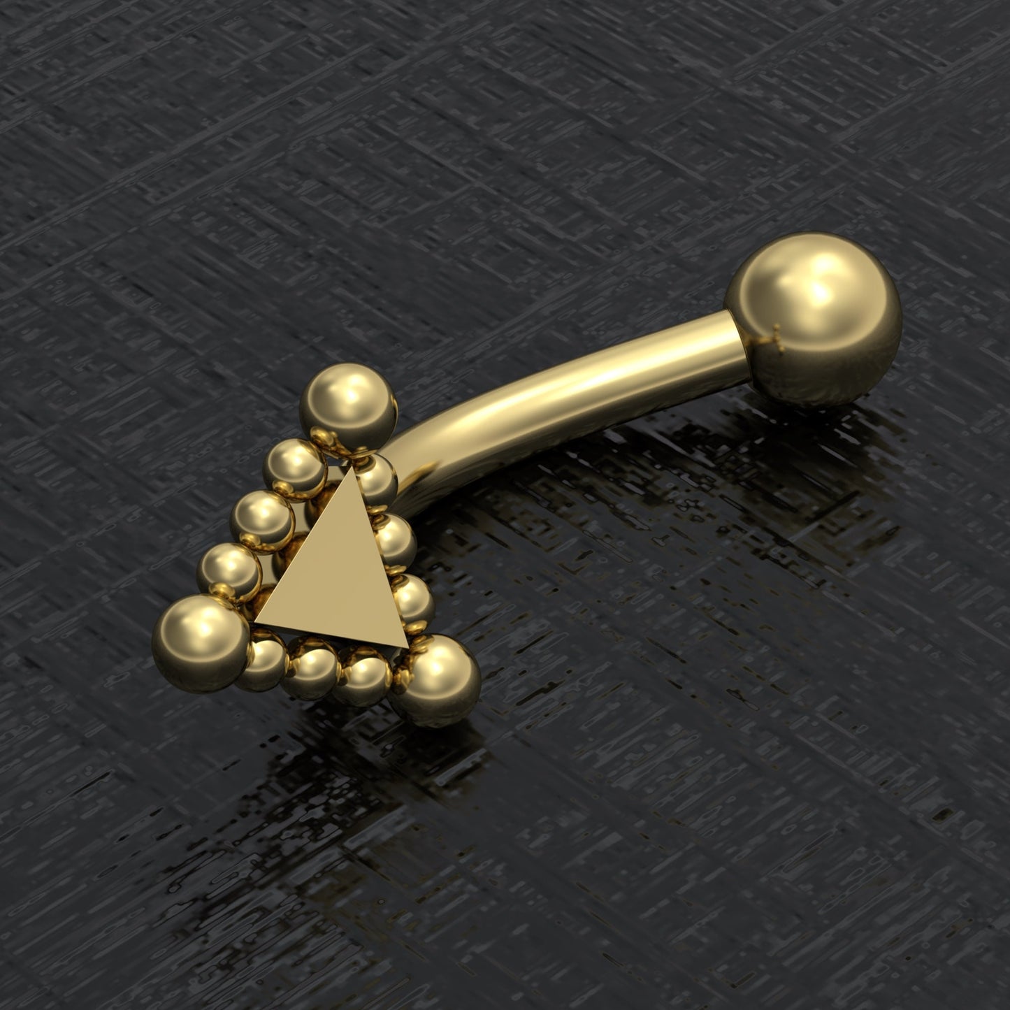 Eyebrow Jewelry Surgical Steel - TitaniumFashion