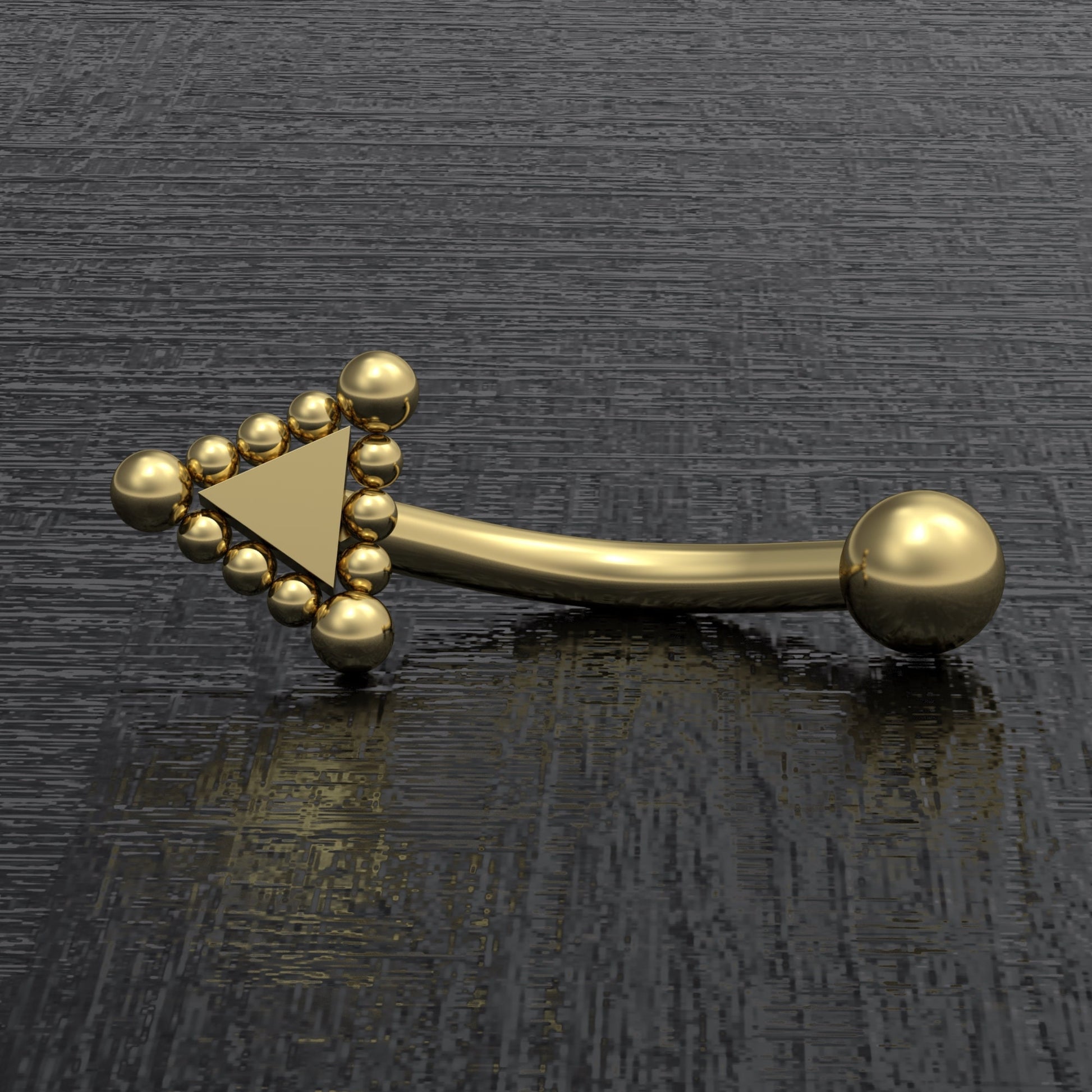 Eyebrow Jewelry Surgical Steel - TitaniumFashion