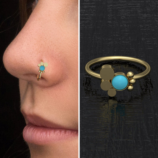 Nose Piercing Surgical Steel - TitaniumFashion