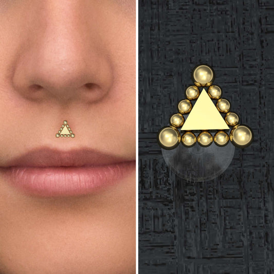 Lip Piercing Bioflex - TitaniumFashion