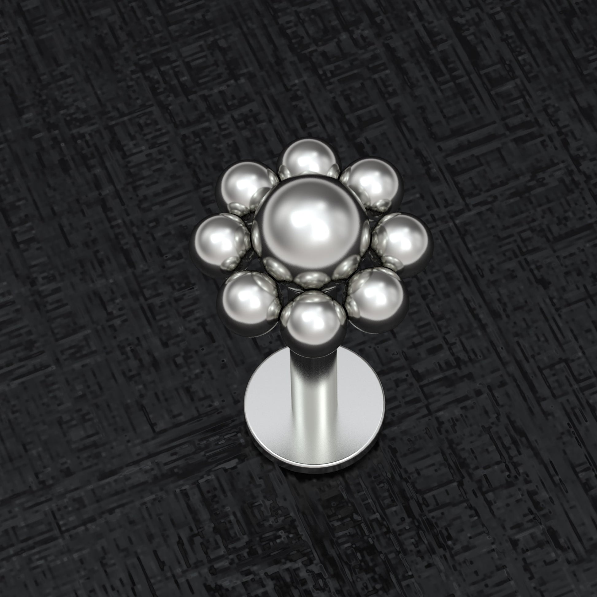 Titanium Lip Ring - TitaniumFashion