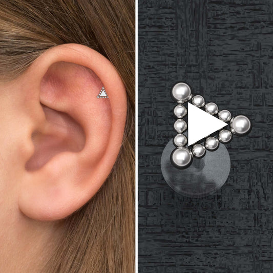 Forward Helix Earring Bioflex - TitaniumFashion