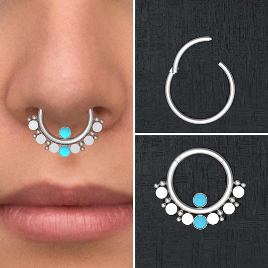 Daith Earring Surgical Steel - TitaniumFashion