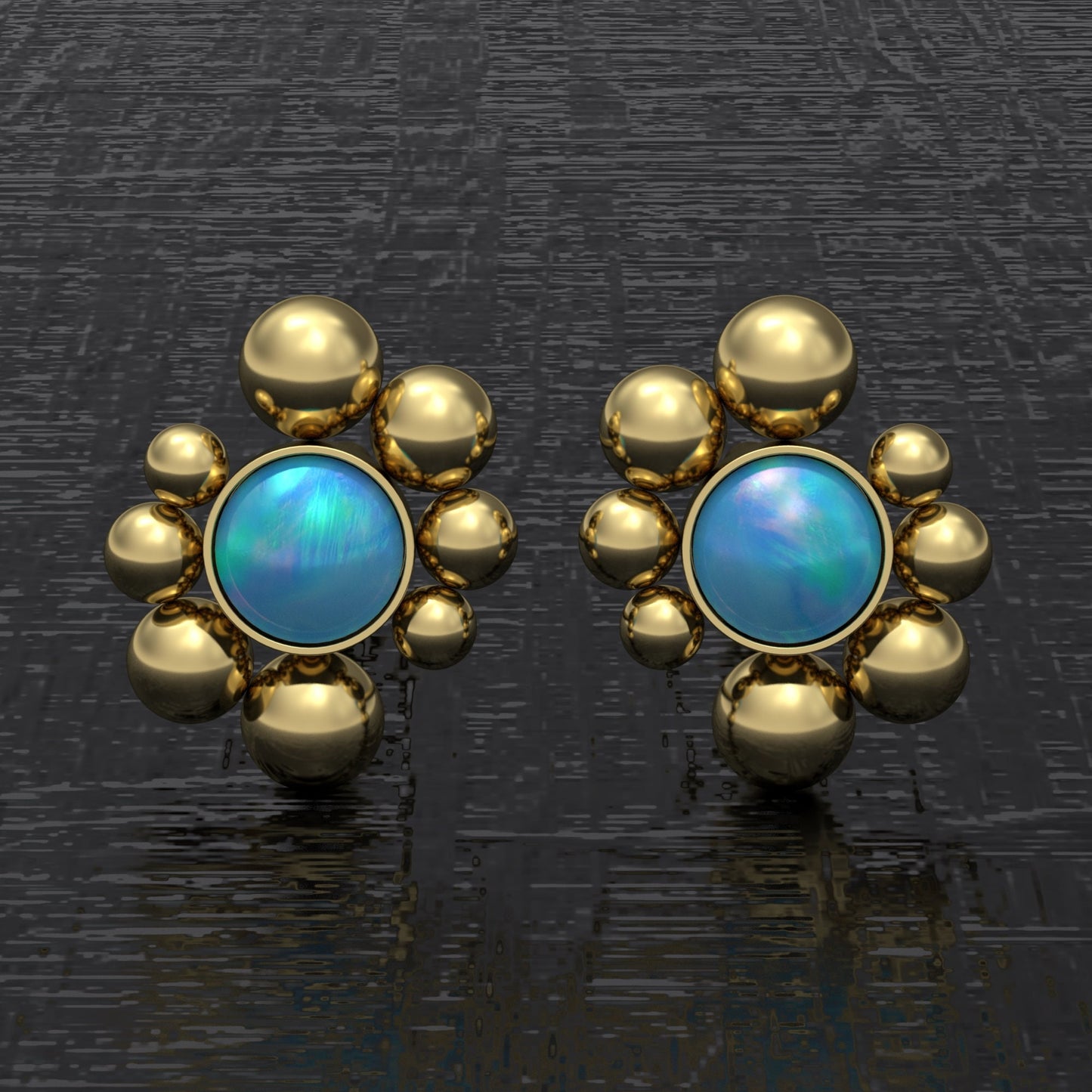 Tiny Stud Earrings Surgical Steel - TitaniumFashion