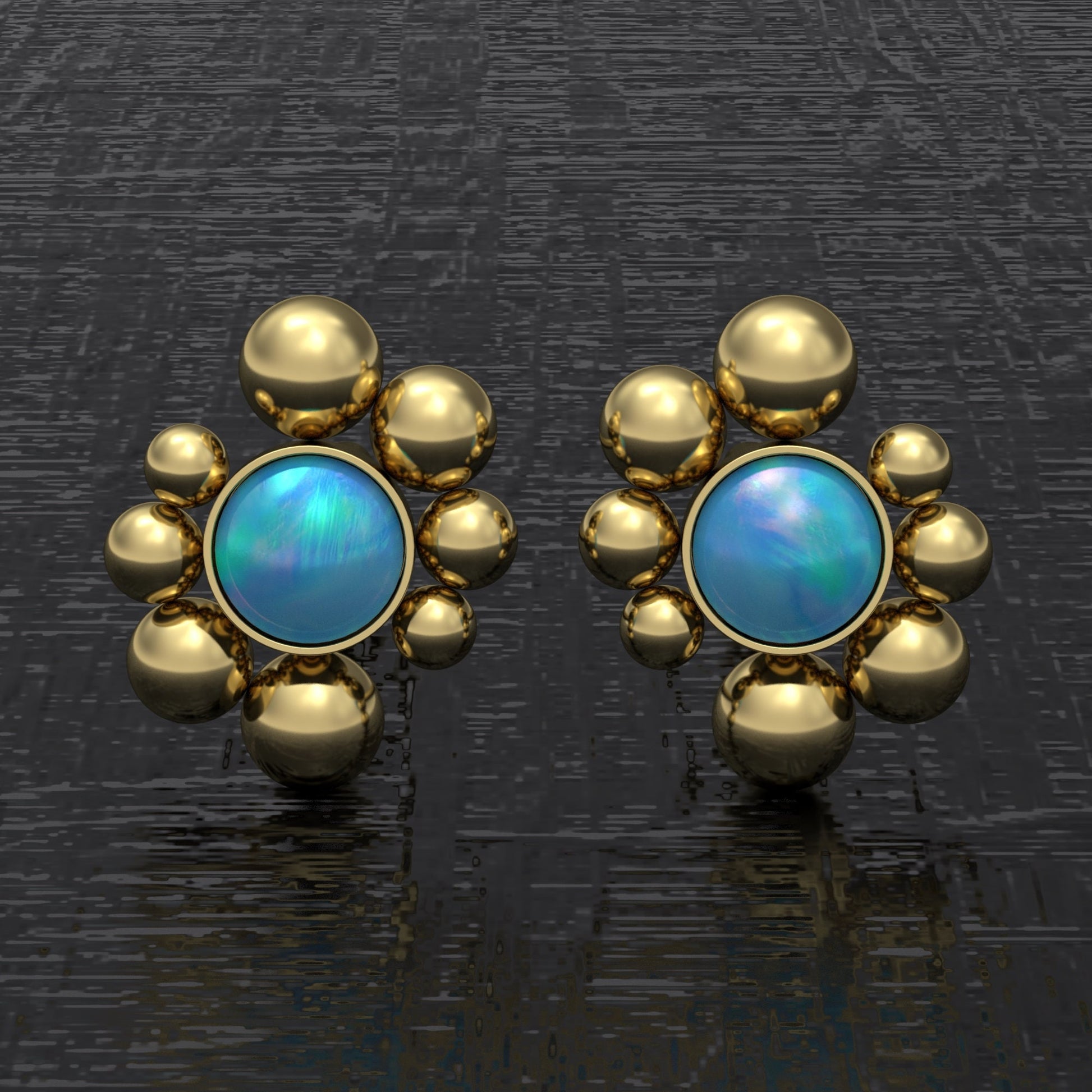 Tiny Stud Earrings Surgical Steel - TitaniumFashion