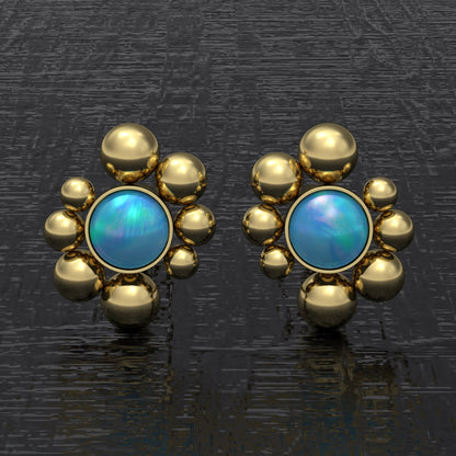 Tiny Stud Earrings Surgical Steel - TitaniumFashion