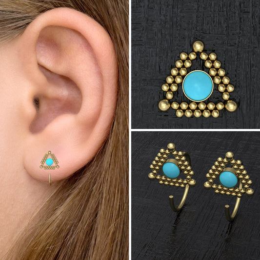 Surgical Steel Tiny Hoop Earrings - TitaniumFashion