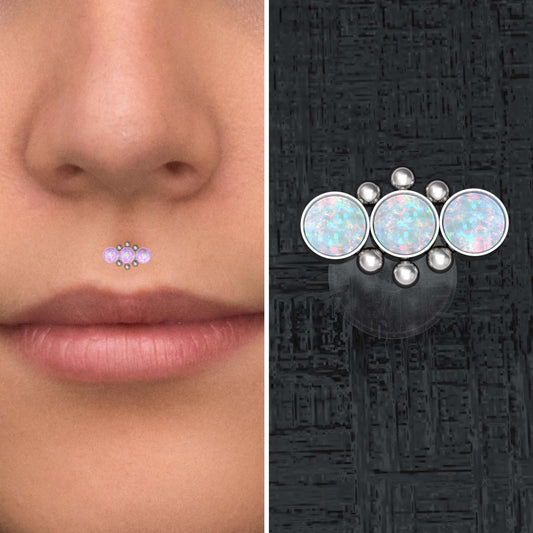 Opal Lip Labret - TitaniumFashion