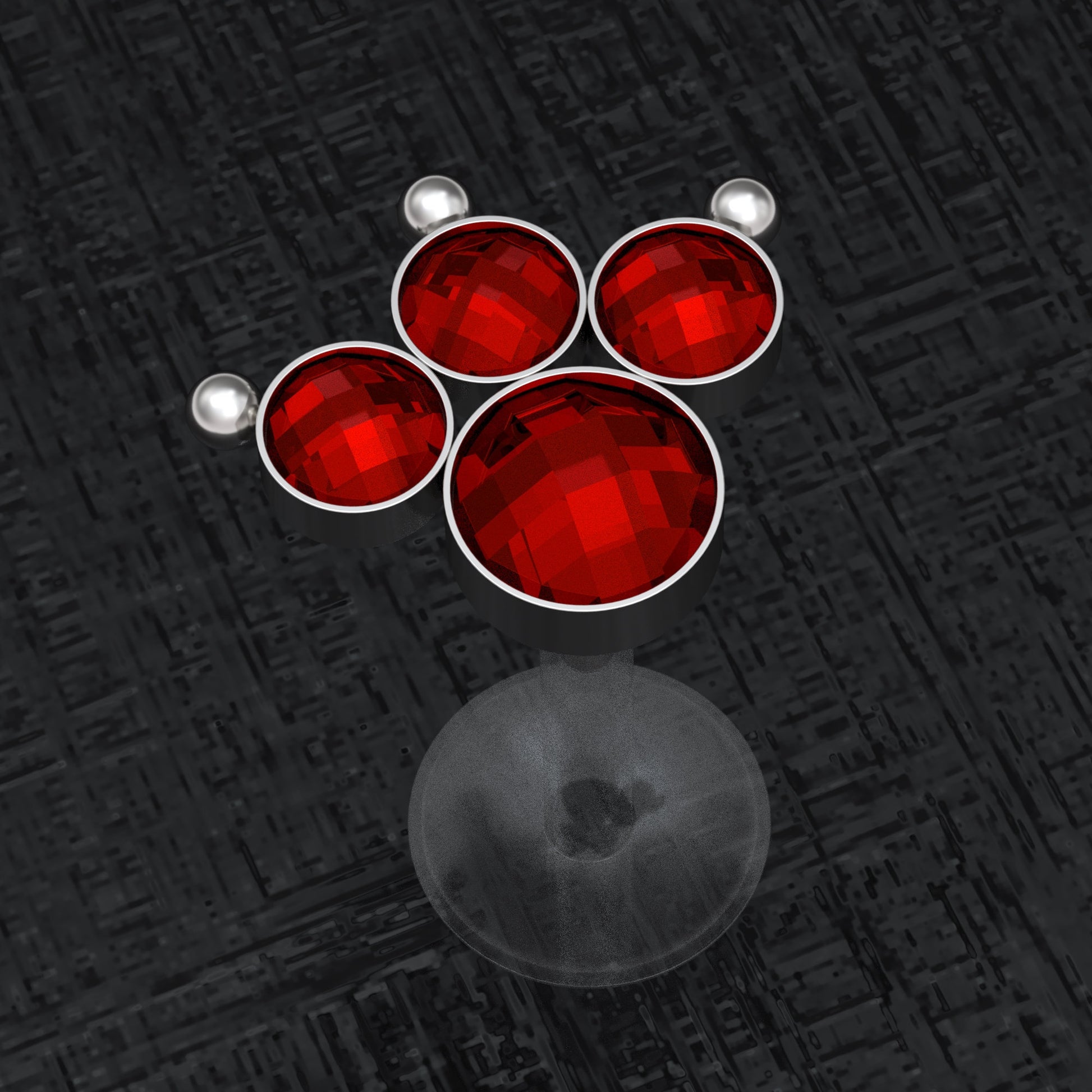 CZ Lip Labret - TitaniumFashion