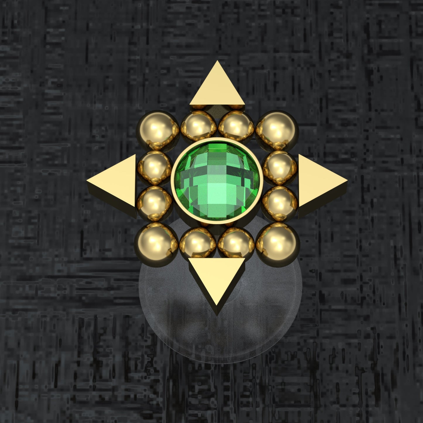 CZ Lip Piercing Bioflex - TitaniumFashion