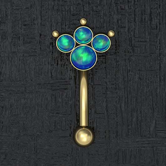 Surgical Steel Eyebrow Jewelry - TitaniumFashion