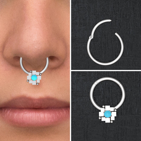 Daith Earring Surgical Steel - TitaniumFashion