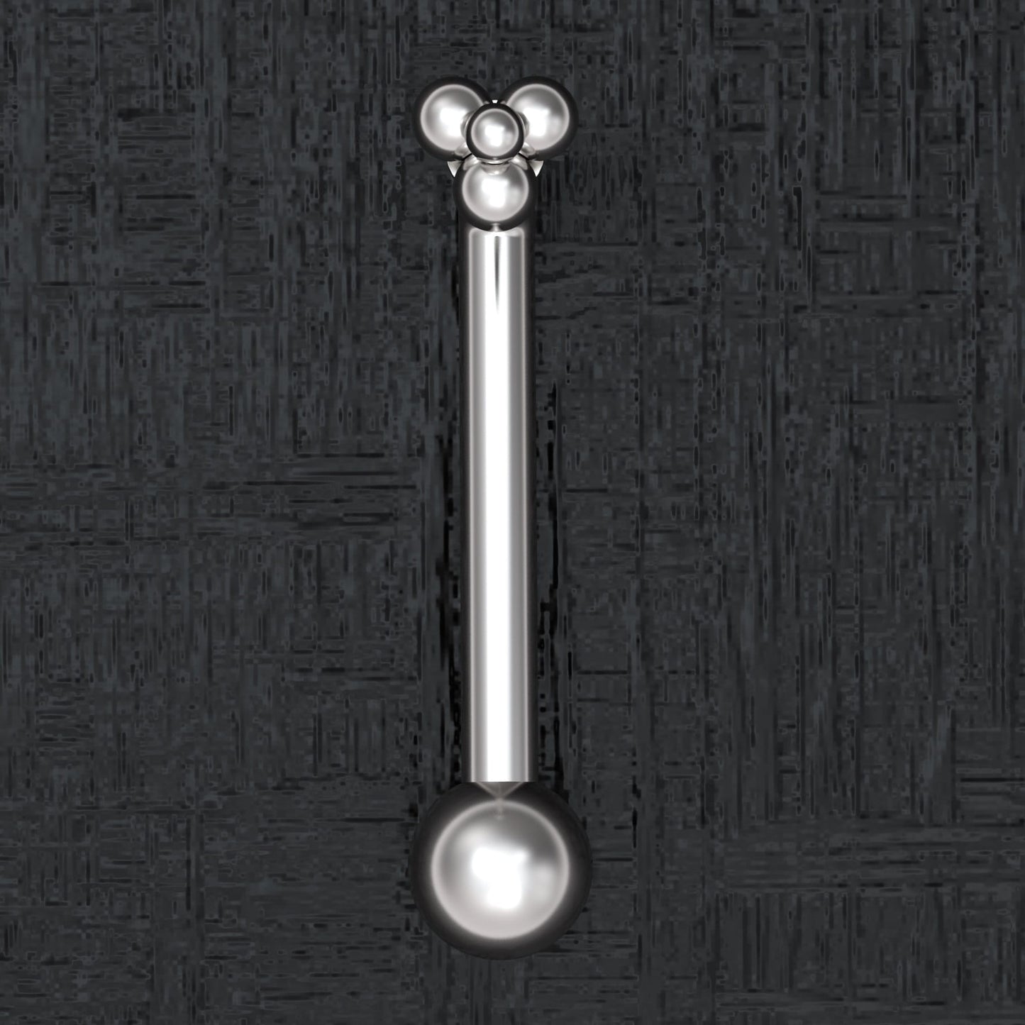 Surgical Steel Vertical Hood Jewelry 14g - TitaniumFashion