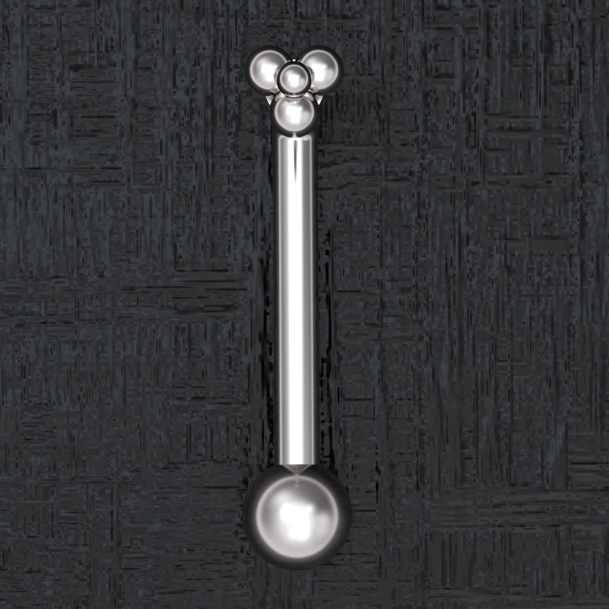 Surgical Steel Vertical Hood Jewelry 14g - TitaniumFashion