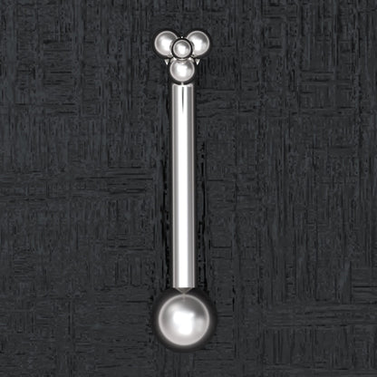 Surgical Steel Vertical Hood Jewelry 14g - TitaniumFashion