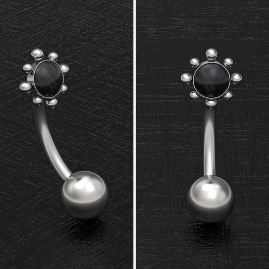Navel Ring Titanium Implant Grade - TitaniumFashion