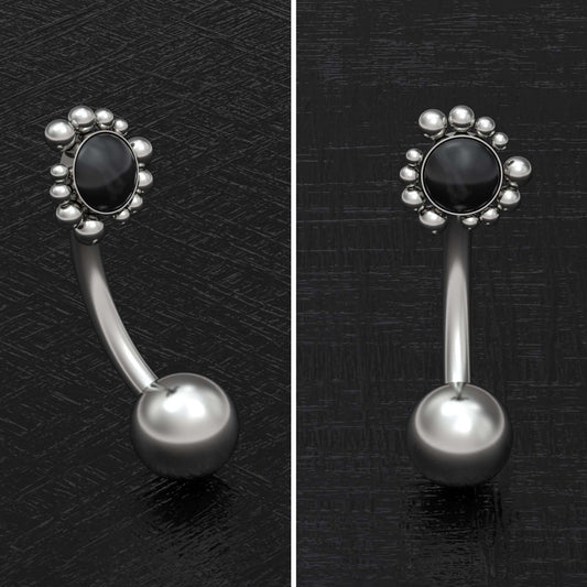 Titanium Belly Barbell - TitaniumFashion