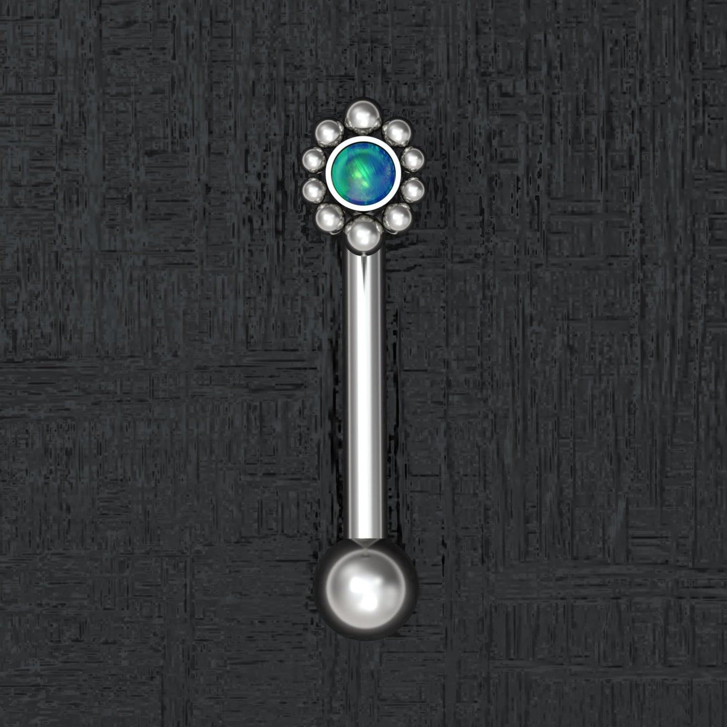 Titanium VCH Piercing Jewelry Opal - TitaniumFashion