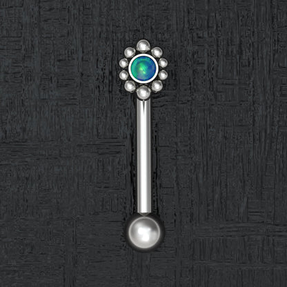 Titanium VCH Piercing Jewelry Opal - TitaniumFashion