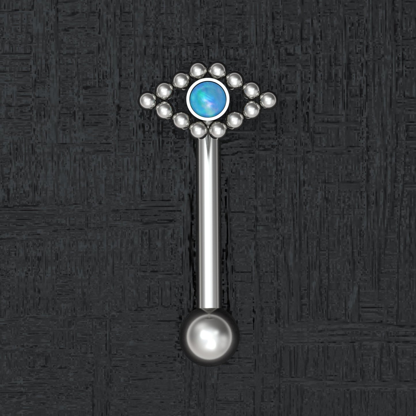 Titanium Vertical Hood Jewelry 14g - TitaniumFashion