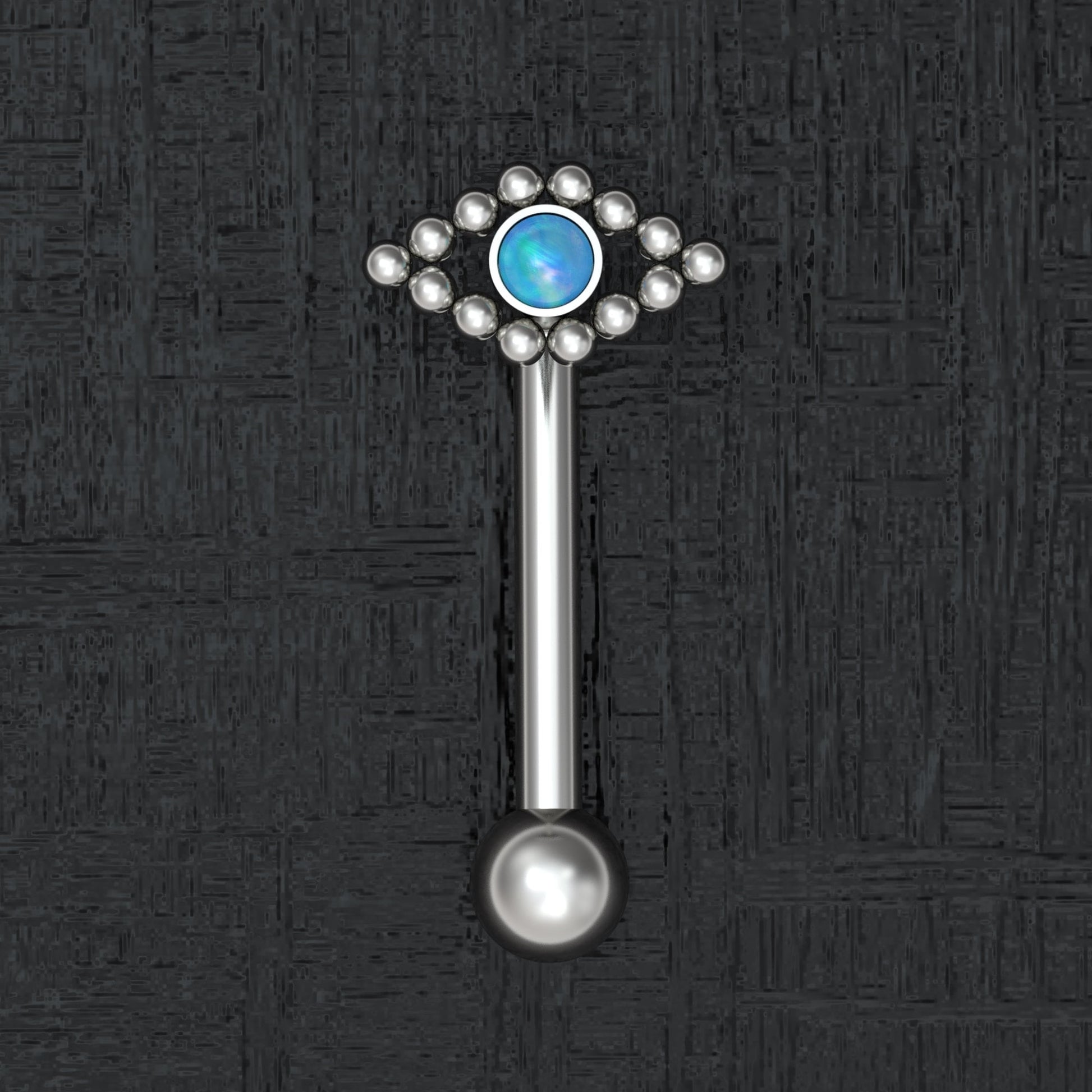 Titanium Vertical Hood Jewelry 14g - TitaniumFashion