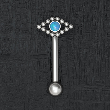 Titanium Vertical Hood Jewelry 14g - TitaniumFashion