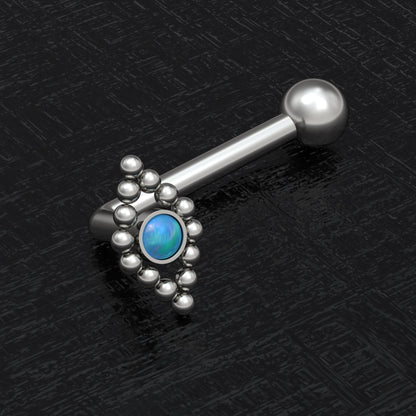 Titanium Vertical Hood Jewelry 14g - TitaniumFashion