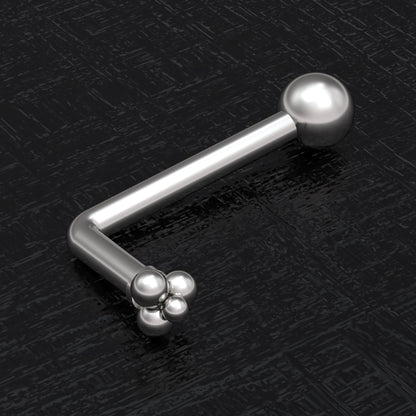 Surgical Steel Vertical Hood Jewelry 14g - TitaniumFashion