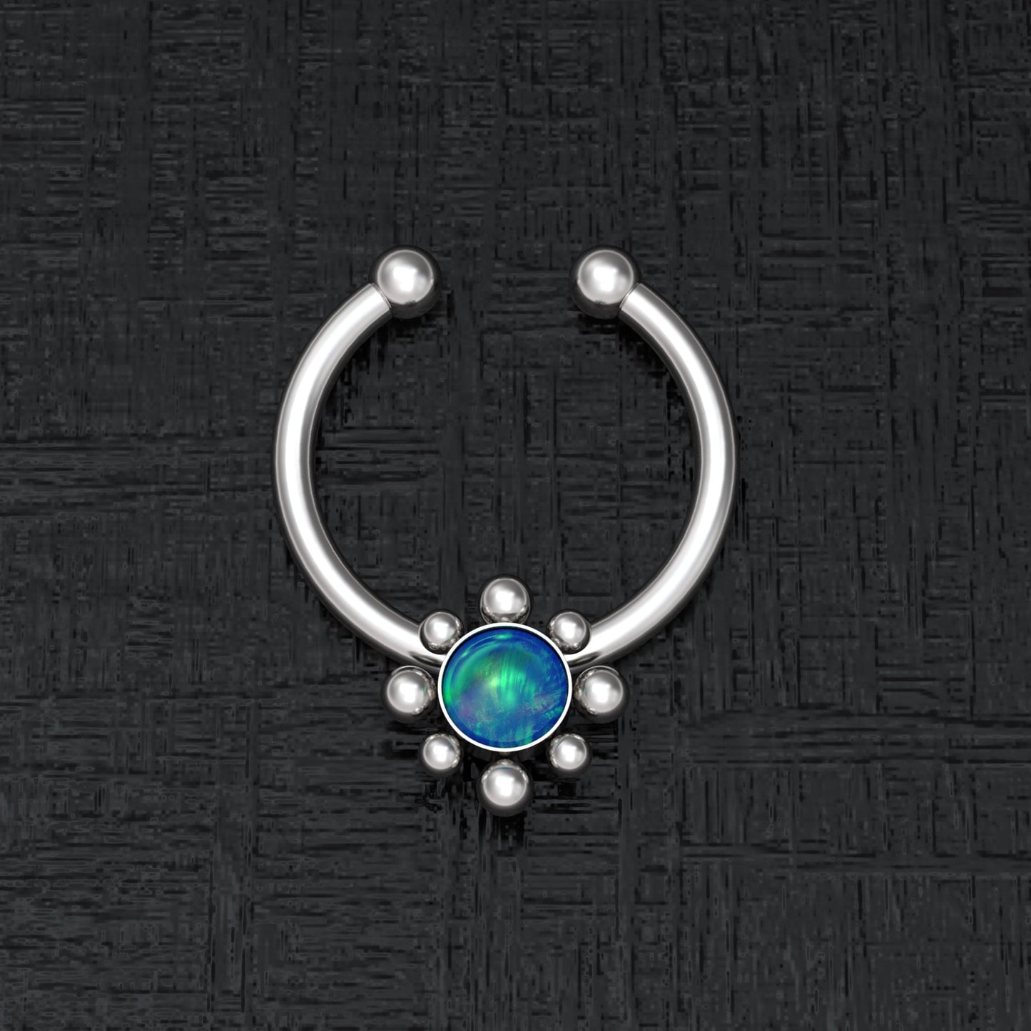 Fake Nose Ring Surgical Steel - TitaniumFashion